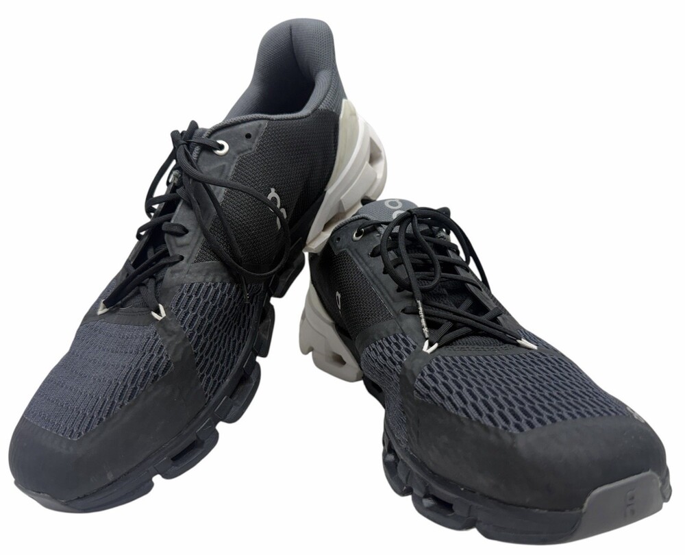 On Running Cloudflyer Men’s Size 13 Black Gray CloudTec Running Shoes Sneakers